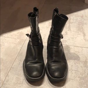 Industria Nazionale Gomma leather boots